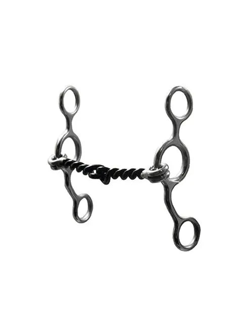 3.5" Cow Pony Twisted Wire Pony Bit