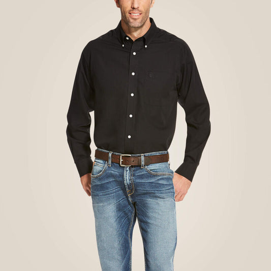 Ariat Wrinkle Free Solid Classic Fit Shirt