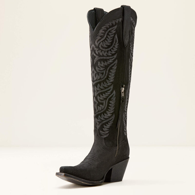 Laramie StretchFit Western Boot Black