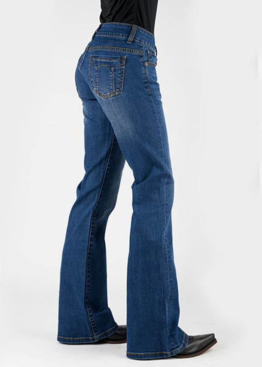 816 Classic Bootcut Cut Seam Back Pocket