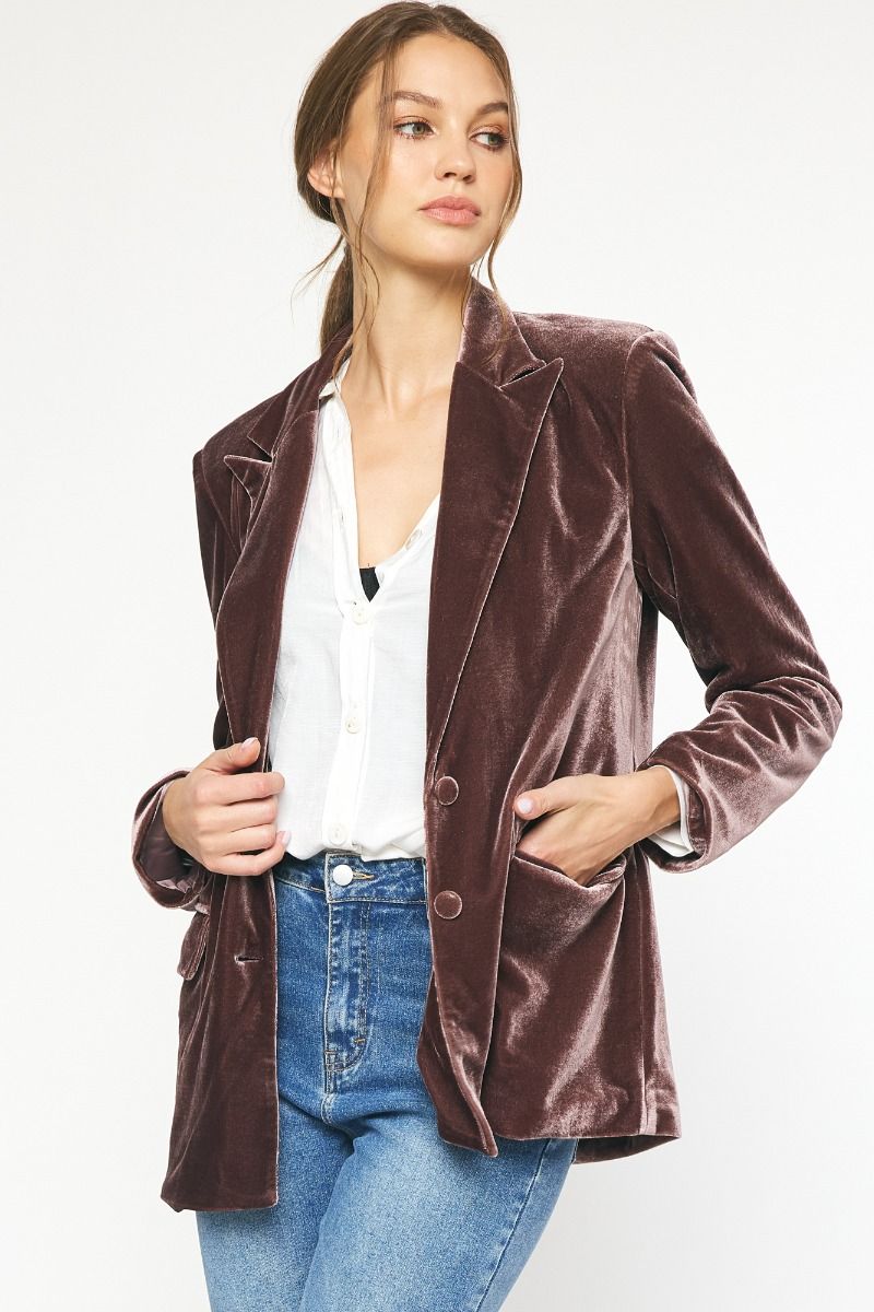 VELVET MOCHA BLAZER – Adams Tack