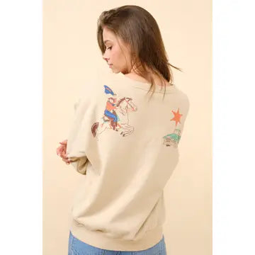 Western Graphic Howdy Sweatshirt