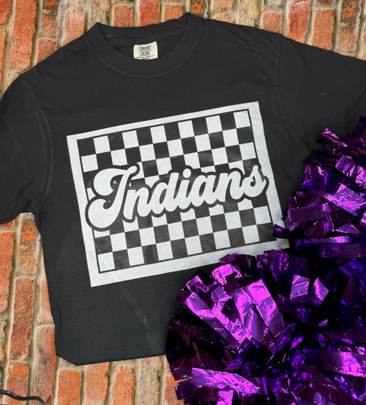 Checkered Indians Tee