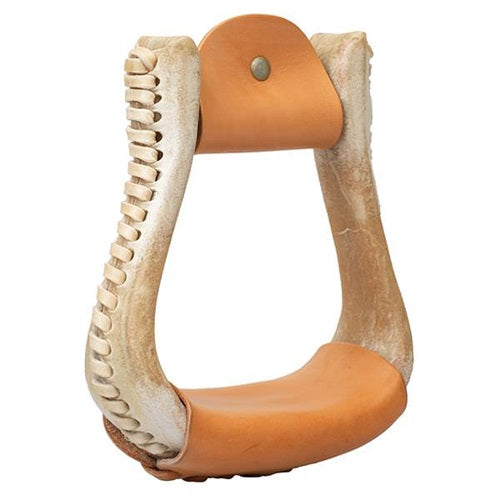 2" Rawhide Natural Cutter Stirrups