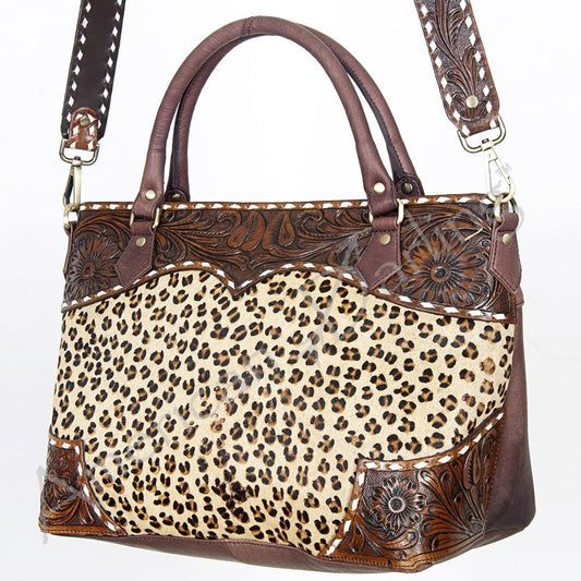 Cheetah Tooled Handbag