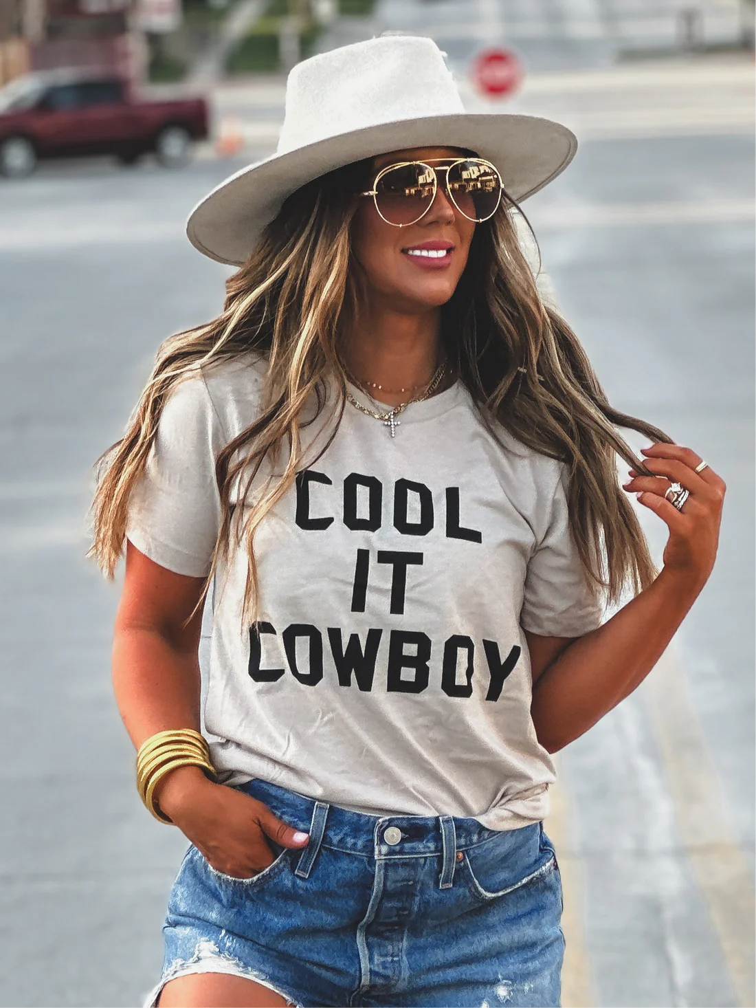 Cool it Cowboy Tee