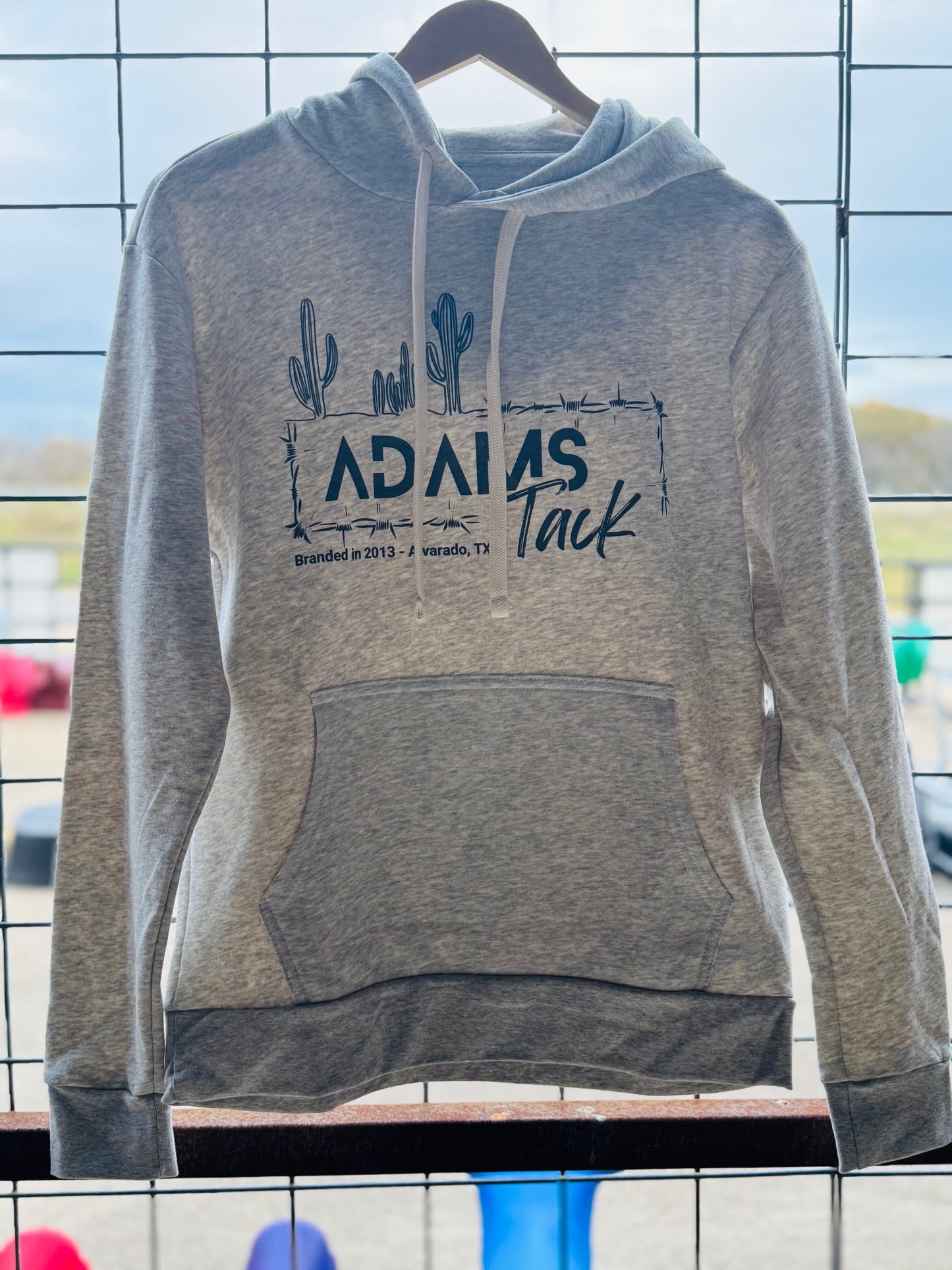 Gray Adams Tack Hoodie