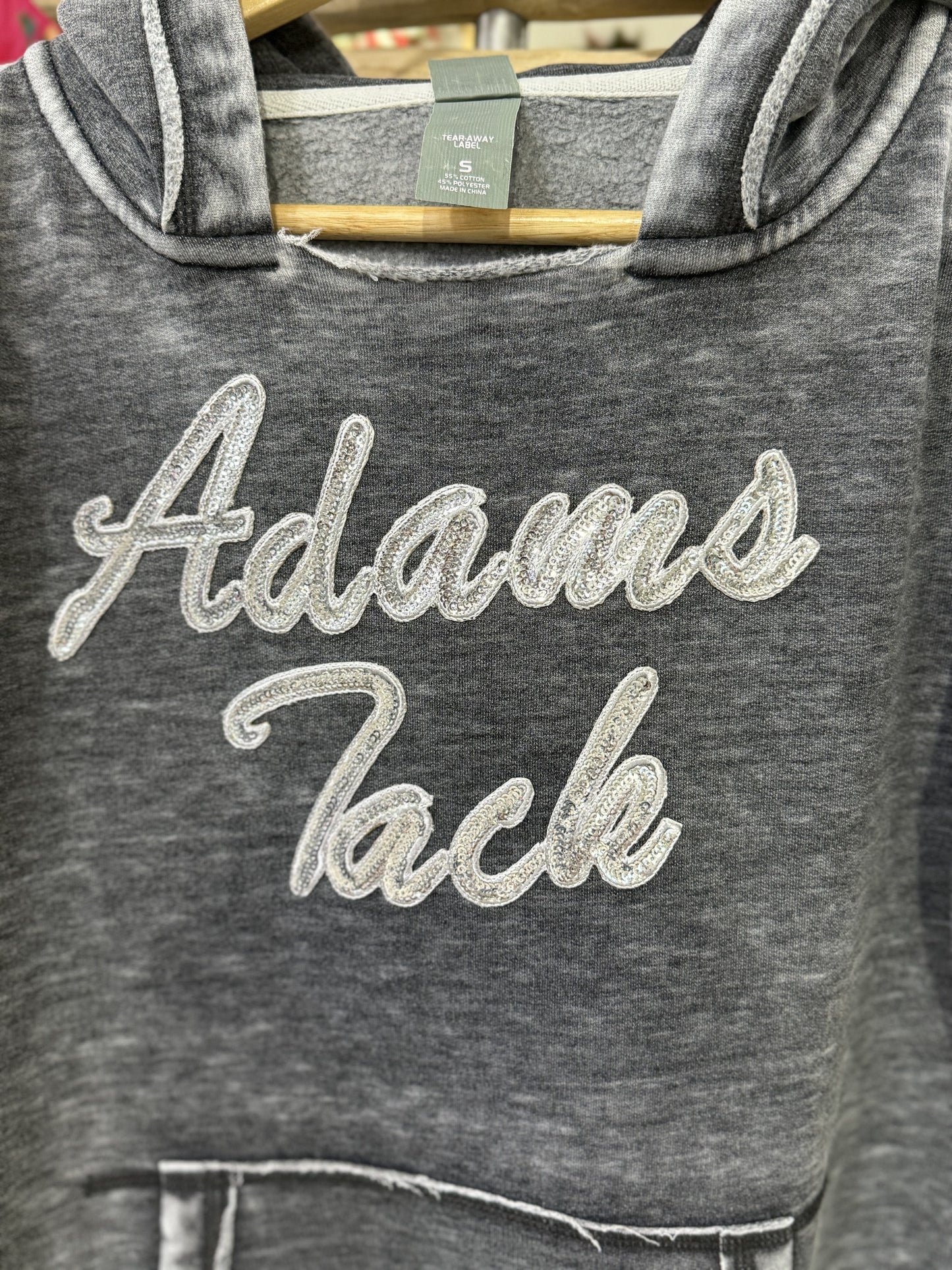 Sequin Adams Tack Hoodie