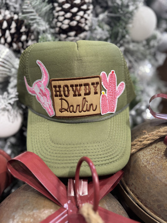 Howdy Darlin Olive Trucker