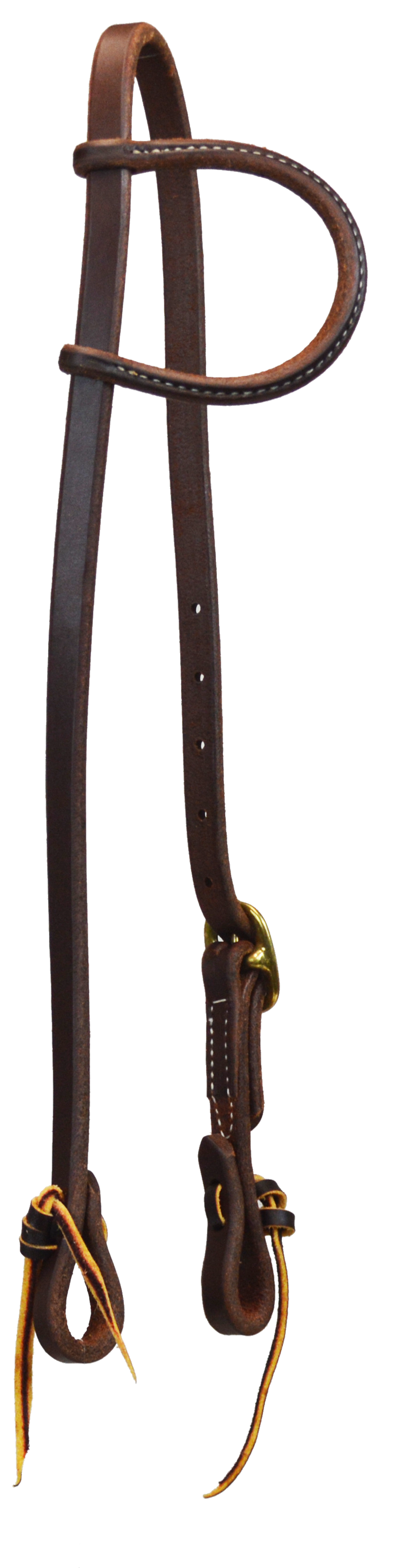 5/8" SINGLE BUCKLE SLIP EAR HEADSTALL (DARK OIL) HDST 21