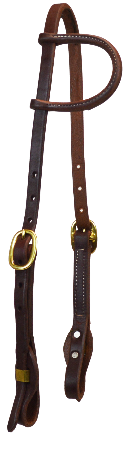 5/8" QUICK CHANGE SLIP EAR HEADSTALL (DARK OIL)