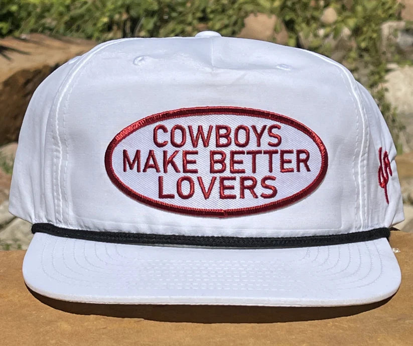 "Better Lovers"- White/ Black Rope, snapback cap