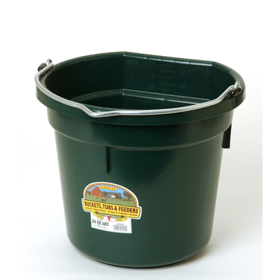 20 QT Flat Back Bucket