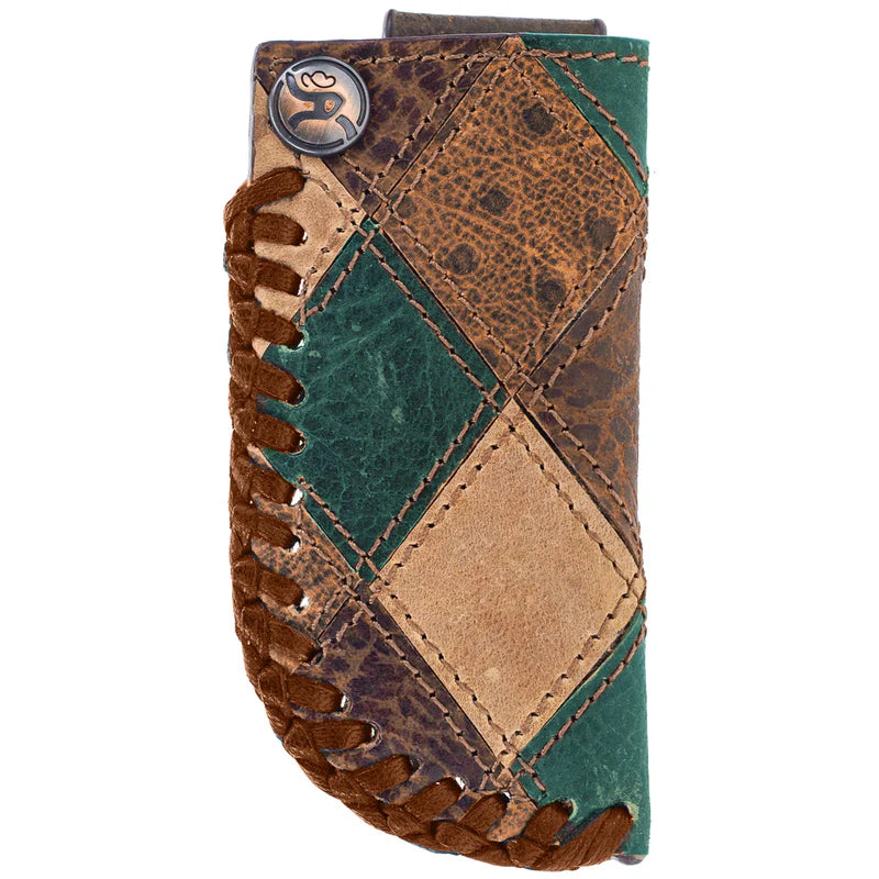 "Ouray" Brown/Turquoise Knife Sheath