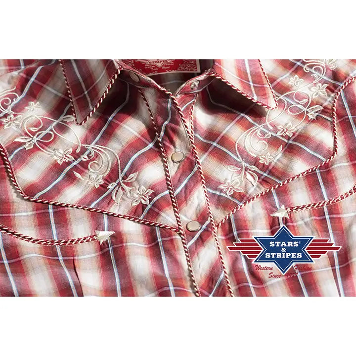 Western Blouse - Tammy Star & Stripes