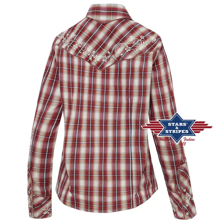 Western Blouse - Tammy Star & Stripes