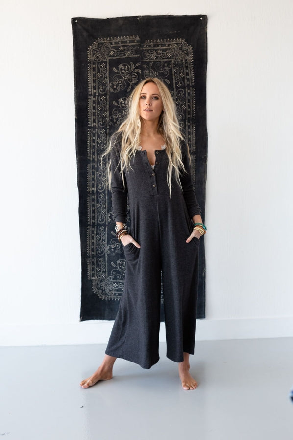 Dark Gray Soft Jumpsuit