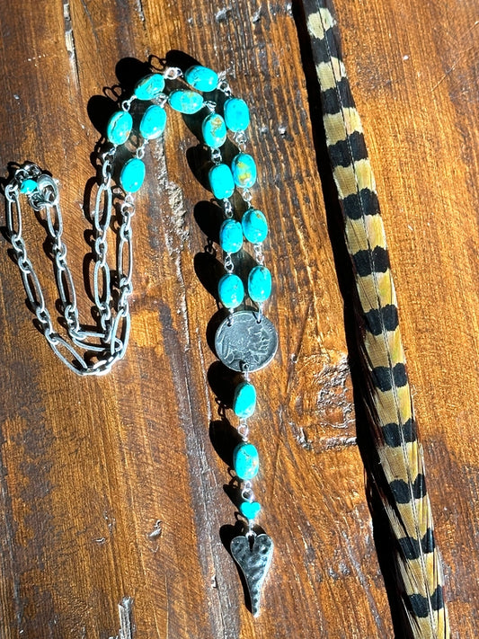 Aaa Kingman Turquoise Lariat