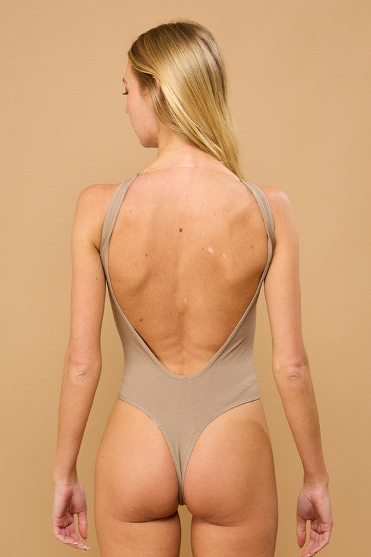 DEEP SCOOP BACK TANK BODYSUIT