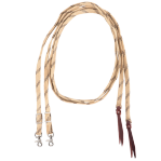 Nylon Split Reins 3/4" Tan Brown