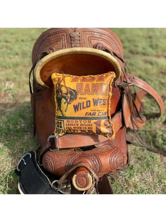 Wild West Show Bronc Pillow