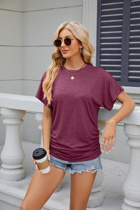 Short Sleeve Round Neck Shirt