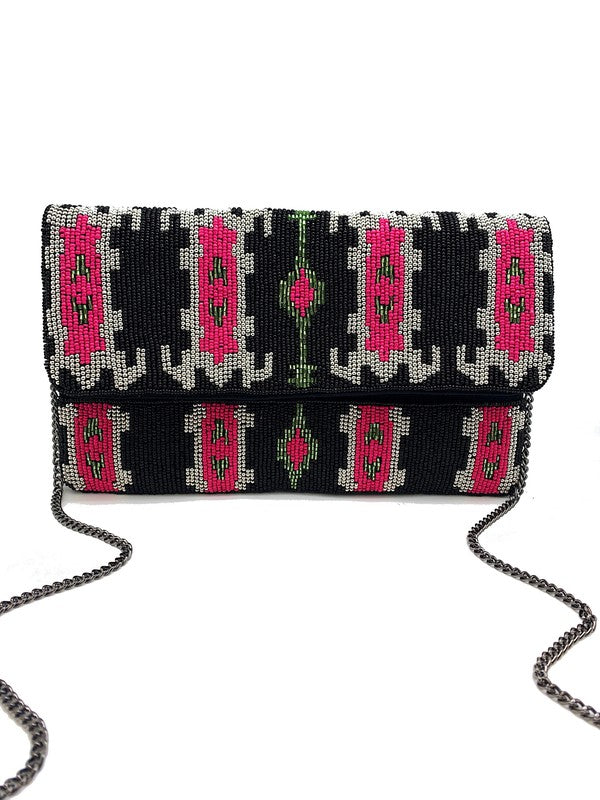 HANDMADE MINI CLUTCH BEADED BAG