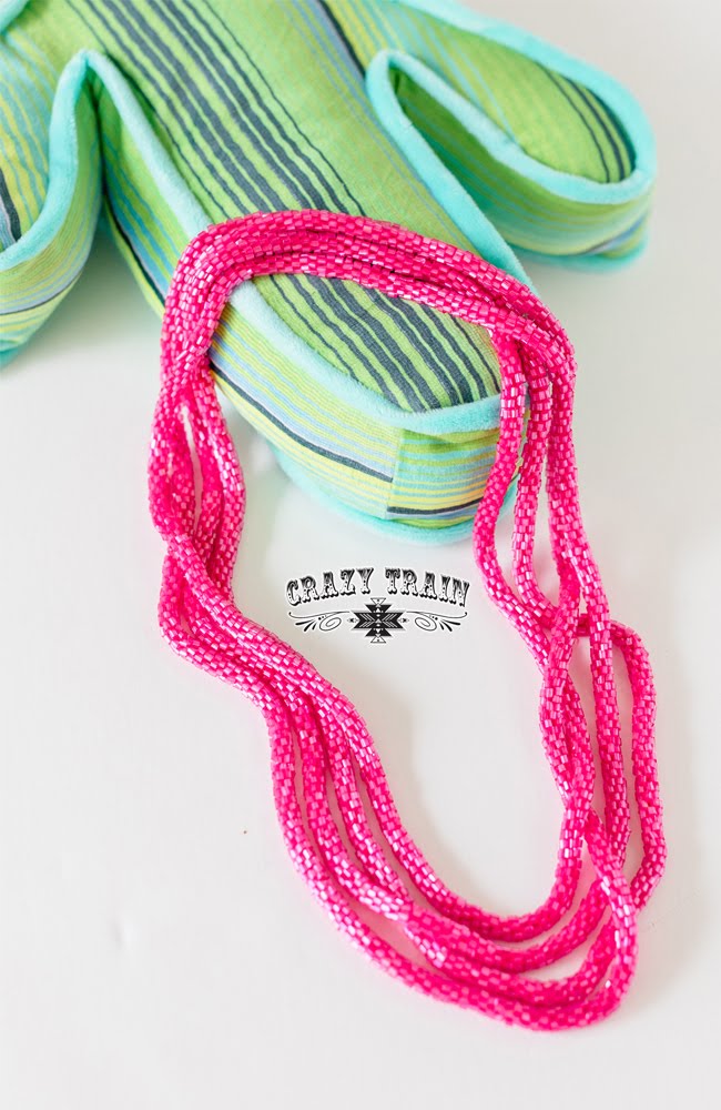 Pink Loopty Loo Necklace