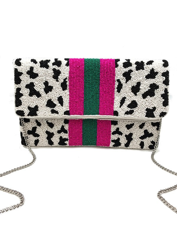 HANDMADE MINI CLUTCH BEADED BAG