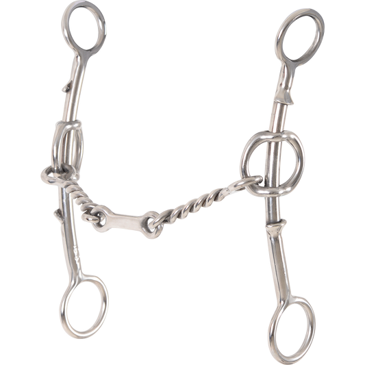 Carol Goostree Double Shank Gag Barrel Bit with Twisted Wire Dr. Bristol