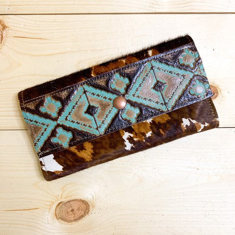 Tri Color Cowhide Wallet